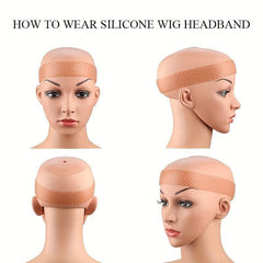 Silicone Grip Wig Hair Band Adjustable Non Slip Wig Headband