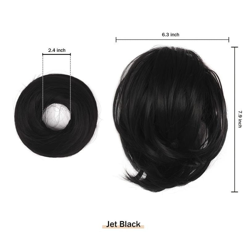Synthetic Messy Bun Scrunchie Chignon Hair Piece
