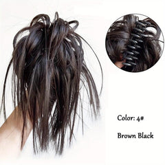 Messy Bun Hair Piece Clip Chignon Ponytail Updo Scrunchie Hairpiece