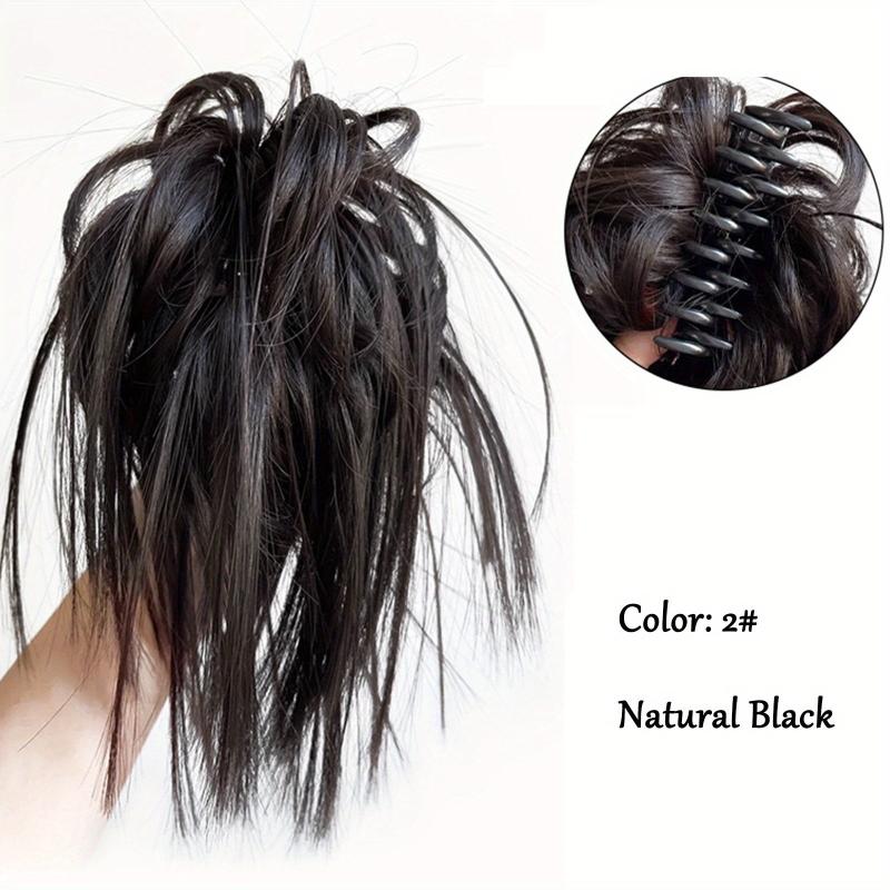 Messy Bun Hair Piece Clip Chignon Ponytail Updo Scrunchie Hairpiece