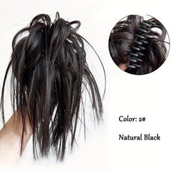 Messy Bun Hair Piece Clip Chignon Ponytail Updo Scrunchie Hairpiece