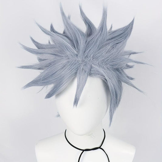 Short Haze Straight Anime Cosplay Wig for Halloween - 1pc Wig Cap