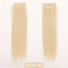30 48 Cm Straight Synthetic Clip Hair Extension Wig