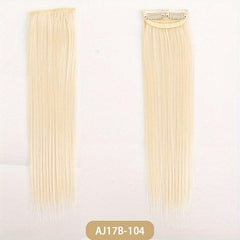 30 48 Cm Straight Synthetic Clip Hair Extension Wig