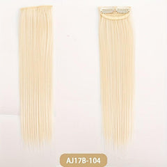30 48 Cm Straight Synthetic Clip Hair Extension Wig