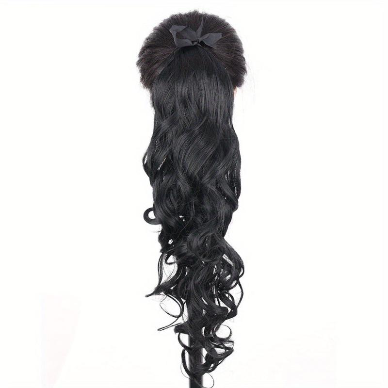 Curly Wavy Ponytail Extensions 45-72 cm Long Clip In Hair Extensions