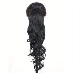 Curly Wavy Ponytail Extensions 45-72 cm Long Clip In Hair Extensions