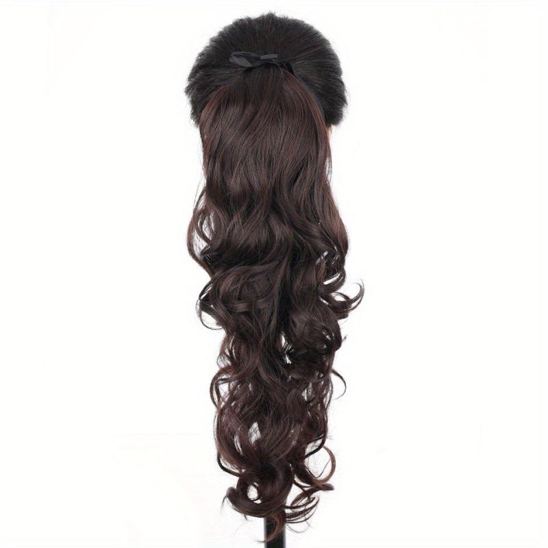 Curly Wavy Ponytail Extensions 45-72 cm Long Clip In Hair Extensions