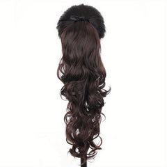 Curly Wavy Ponytail Extensions 45-72 cm Long Clip In Hair Extensions