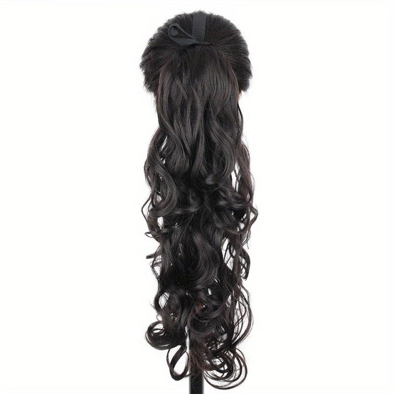 Curly Wavy Ponytail Extensions 45-72 cm Long Clip In Hair Extensions