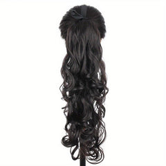 Curly Wavy Ponytail Extensions 45-72 cm Long Clip In Hair Extensions