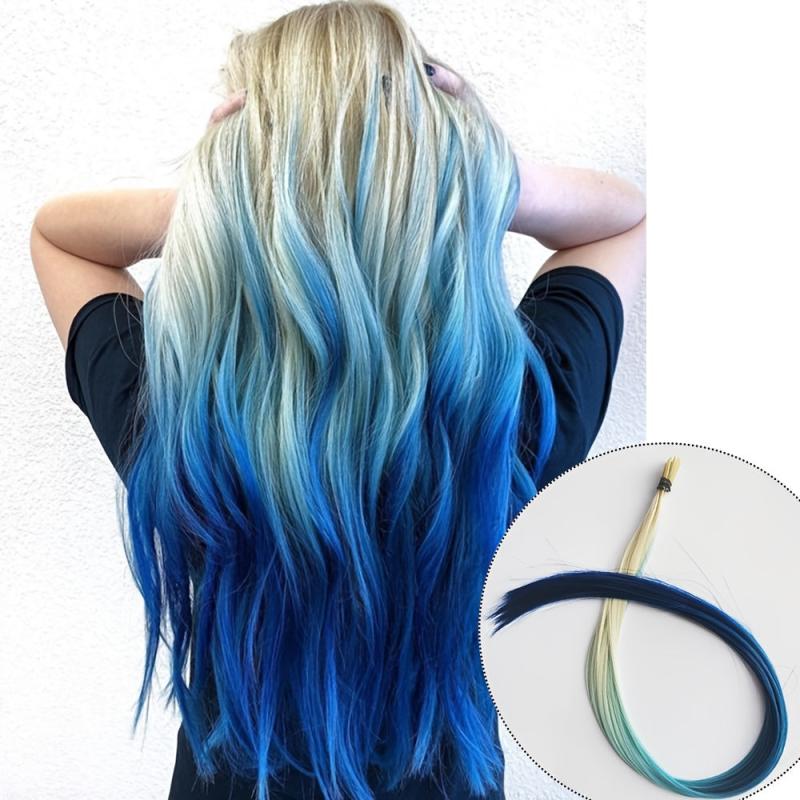 Colorful Synthetic I Tip Hair Extensions 40-64 cm 0.5g
