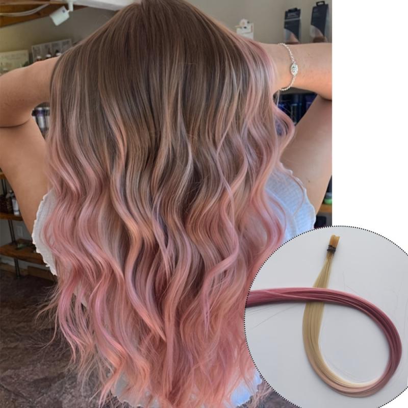 Colorful Synthetic I Tip Hair Extensions 40-64 cm 0.5g