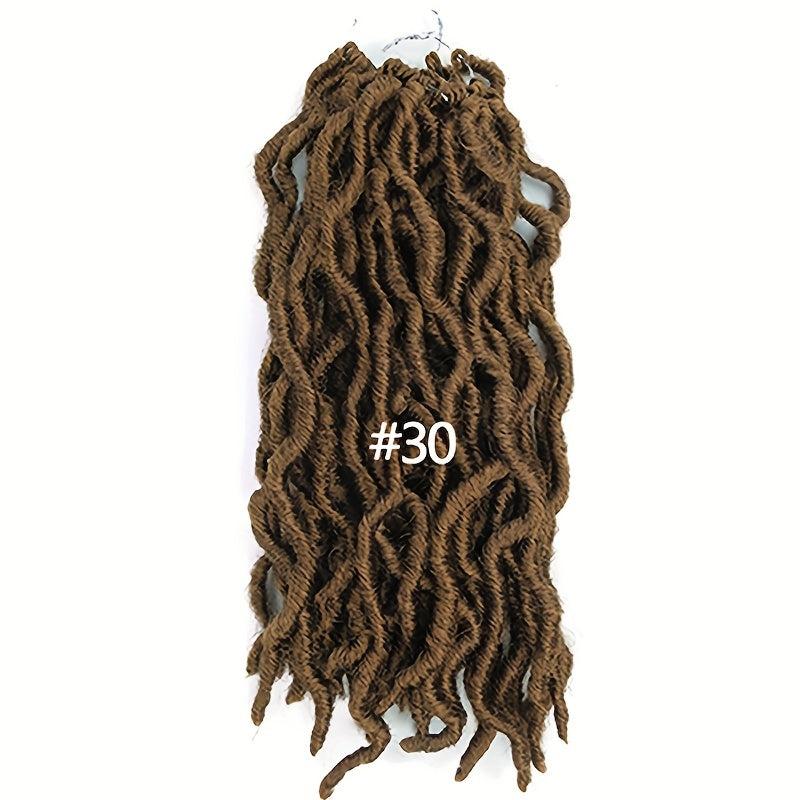 Short Dreadlock Wig Braided Wigs For Women 35 56 Cm 1B 1B 27