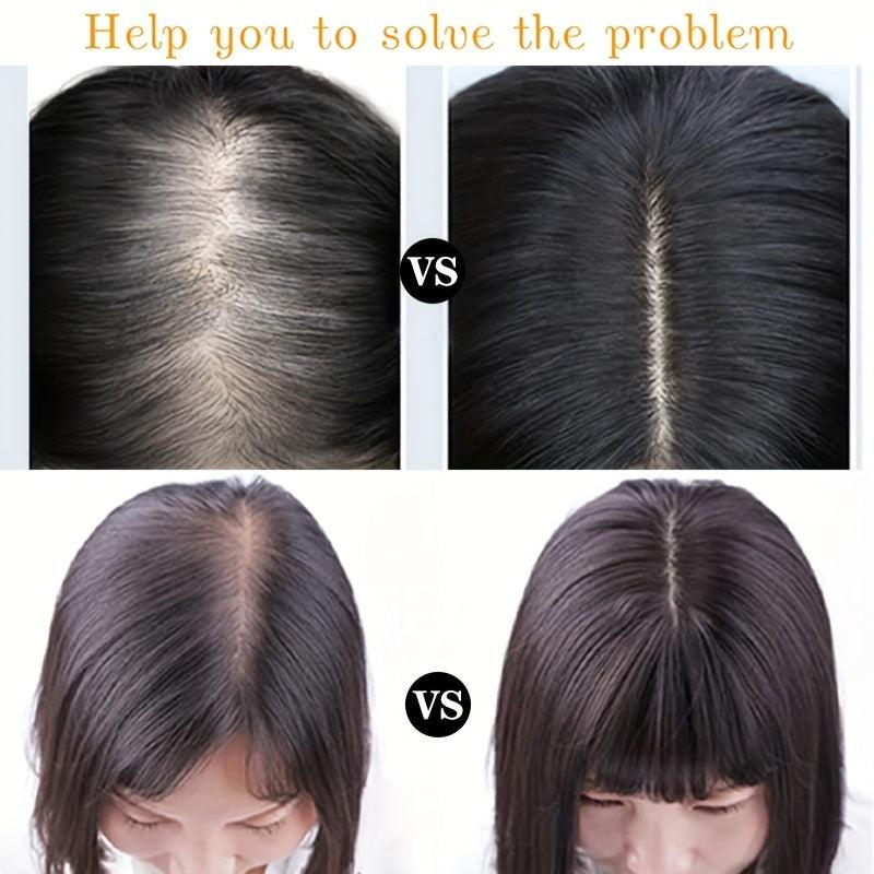 Synthetic Hair Topper with Bangs 30-48 cm Clips in Hair Pieces Thinning Hair