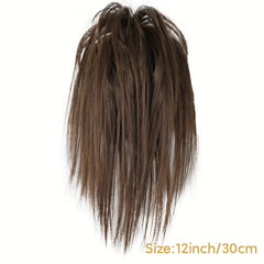 Messy Bun Hair Piece Claw Clip Hair Bun Wavy Curly Chignon Hair Bun Extensions