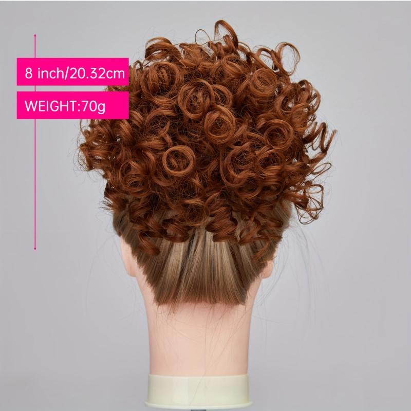Curly Drawstring Ponytail Hair Piece For Women 20-32cm Kinky Ponytail Extension