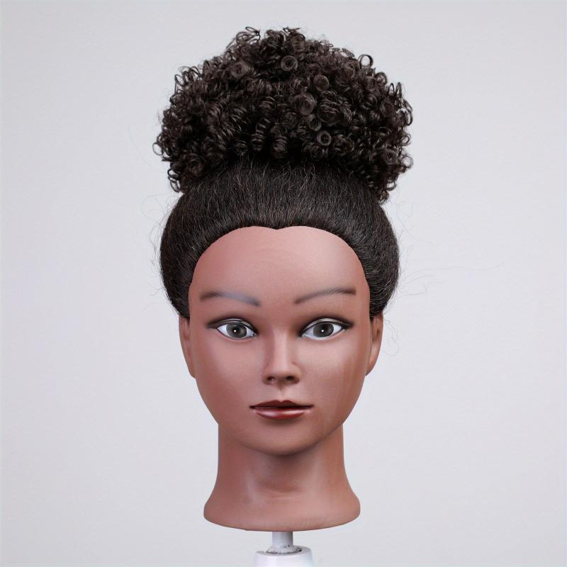 Curly Afro Bun Extensions Synthetic Hair Updo Hair For Women