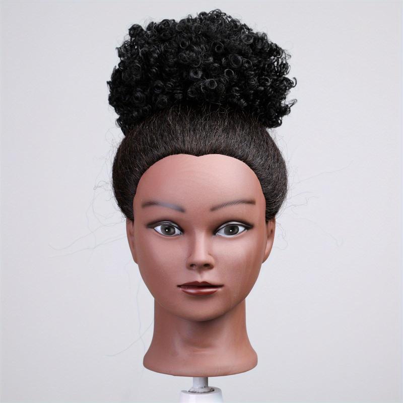 Curly Afro Bun Extensions Synthetic Hair Updo Hair For Women