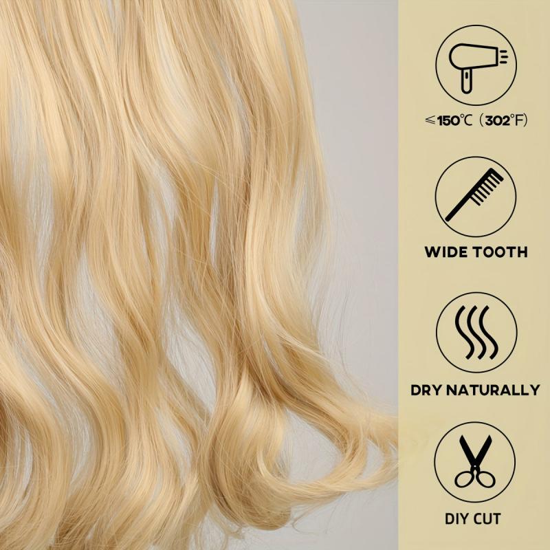 Long Wavy Synthetic Hair Extensions for Daily Use