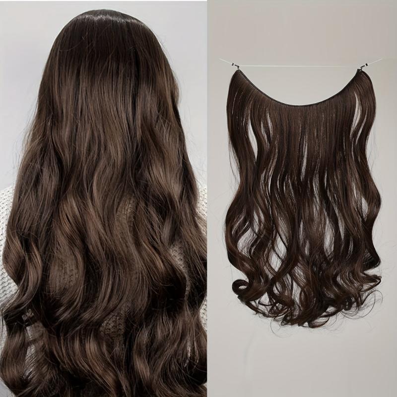 Long Wavy Synthetic Hair Extensions for Daily Use