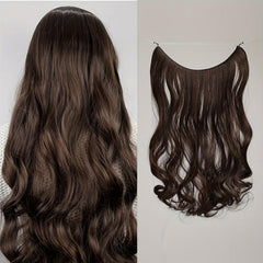 Long Wavy Synthetic Hair Extensions for Daily Use