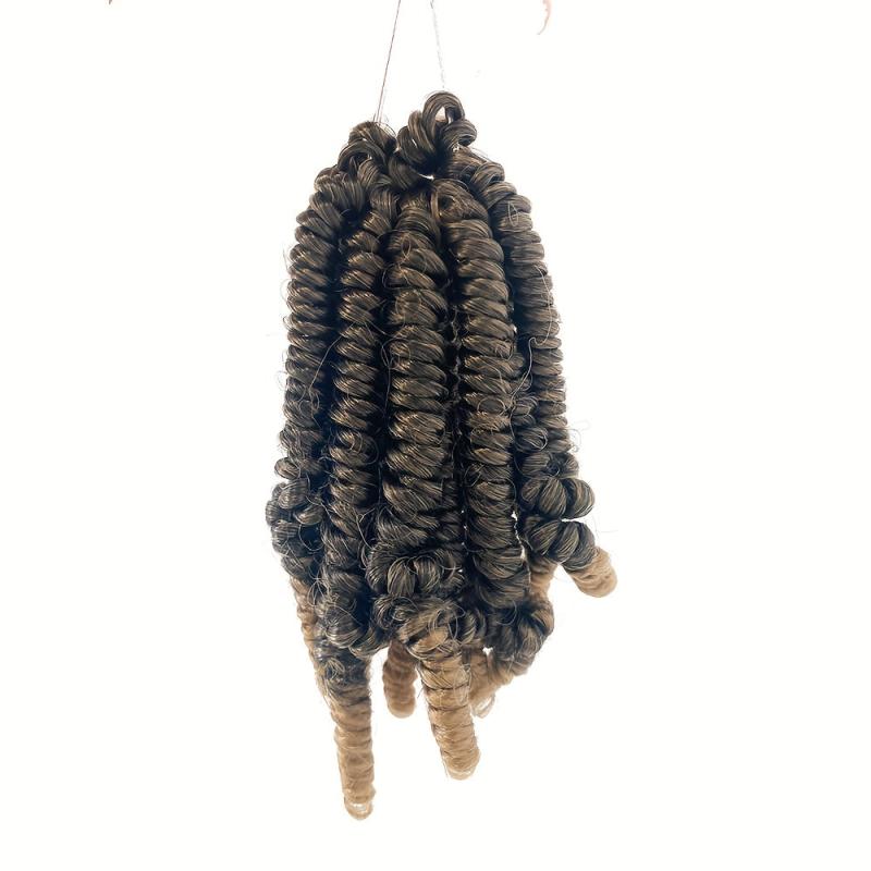 Spring Twisted Hair 15 24 Cm Synthetic Crochet Hair Extensions