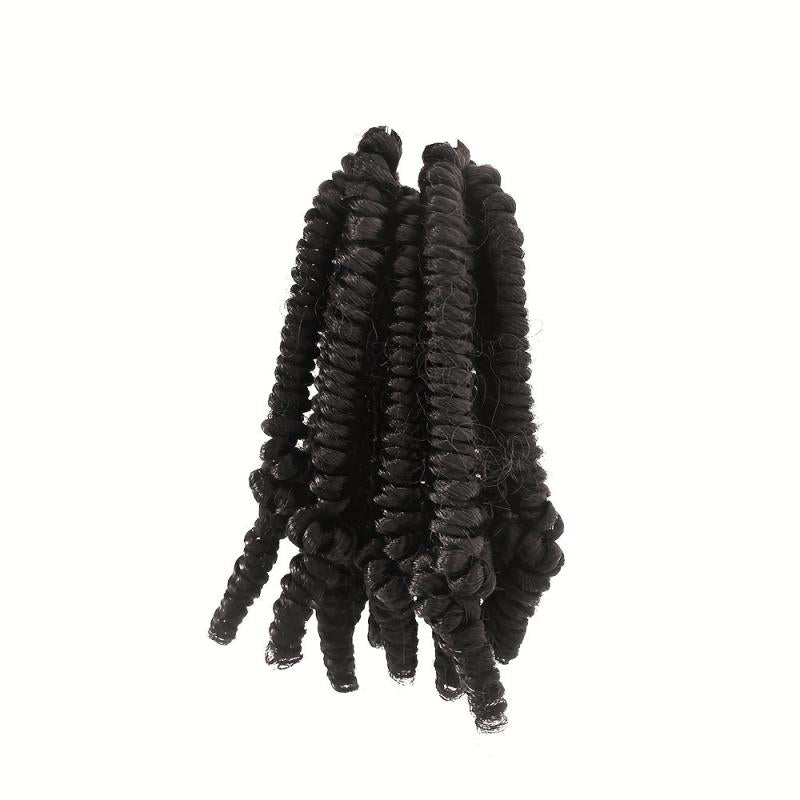Spring Twisted Hair 15 24 Cm Synthetic Crochet Hair Extensions