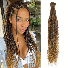Boho Double Ended Dreadlocks Extensions 60CM Soft Honey B