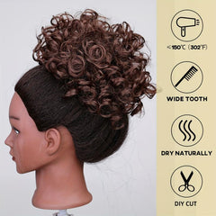 Curly Drawstring Ponytail Hair Piece For Women 20 32 Cm