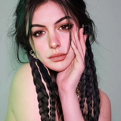 2Pcs Colorful Hair Bands for Extensions & Wigs