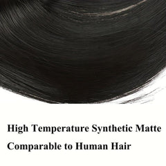 Synthetic Clip In Hair Topper with Hair Bangs for Daily Use