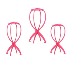 3pcs Portable Wig Holder & Hat Display Stands