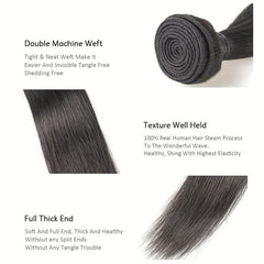 100% Human Hair Extensions 100g Straight Bundles Lot