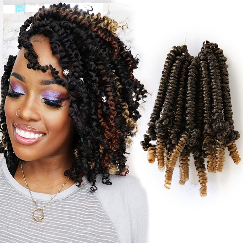 Short Bob Wig Twist Hair Crochet Braids 15 24 Cm Braiding Hair