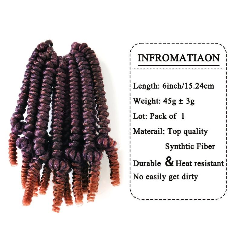 Short Bob Wig Twist Hair Crochet Braids 15 24 Cm Braiding Hair