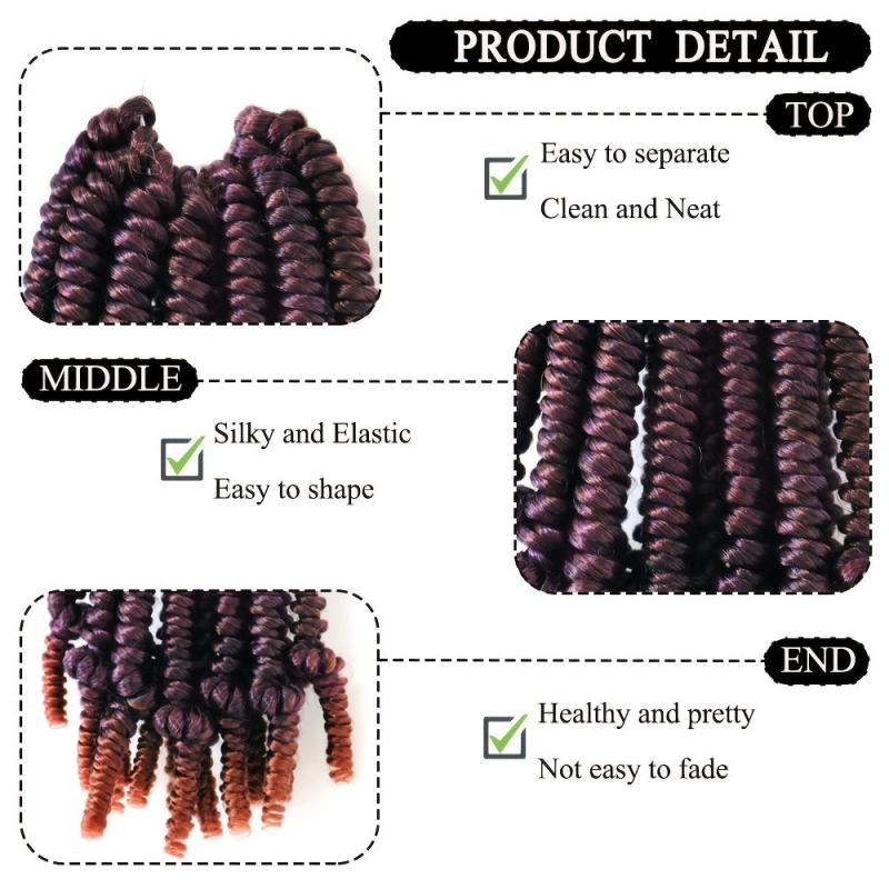 Short Bob Wig Twist Hair Crochet Braids 15 24 Cm Braiding Hair