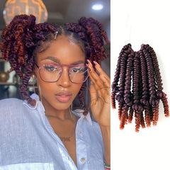 Short Bob Wig Twist Hair Crochet Braids 15 24 Cm Braiding Hair