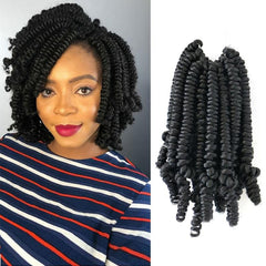 Short Bob Wig Twist Hair Crochet Braids 15 24 Cm Braiding Hair