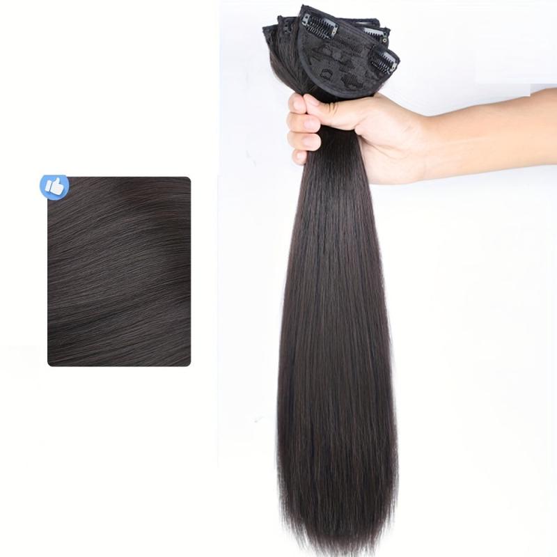 Long Straight Heat Resistant Hair Extensions 3PCS SET