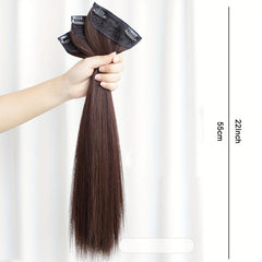 Long Straight Heat Resistant Hair Extensions 3PCS SET