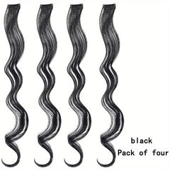 Colorful Curly Wavy Hair Extensions for Party Cosplay Halloween