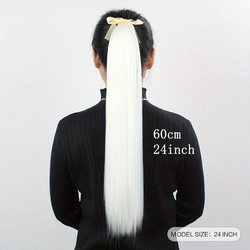 Ombre Synthetic Long Straight Hair Extensions Clip In Hair Extensions