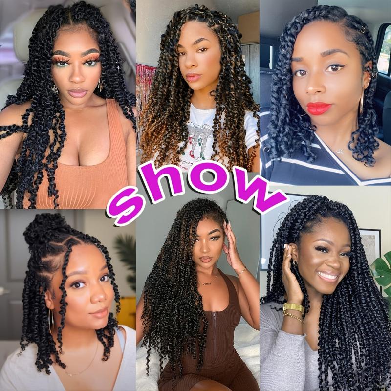 12 Inch Pre-twisted Crochet Passion Twist Hair Extensions