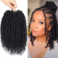 12 Inch Pre-twisted Crochet Passion Twist Hair Extensions