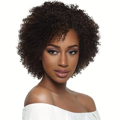 Brazilian Human Hair Afro Curly Short Curly Pixie Cut Wig