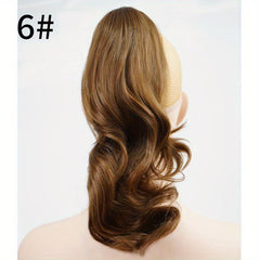 Fluffy Synthetic Hair Short Curly Claw Clip Ponytail