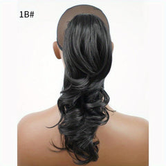 Fluffy Synthetic Hair Short Curly Claw Clip Ponytail