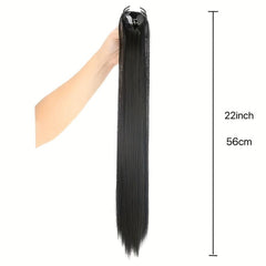 Synthetic Claw Clip On Ponytail Hair Extension for Women