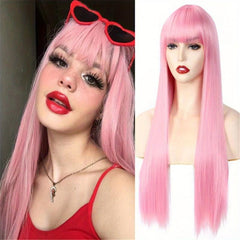 66 04 Cm Long Straight Cosplay Wig for Christmas or Halloween Costume